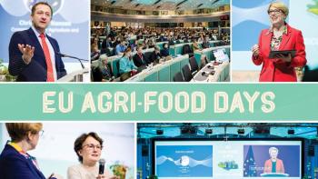 Patchwork of images from the EU agri-food days' conference