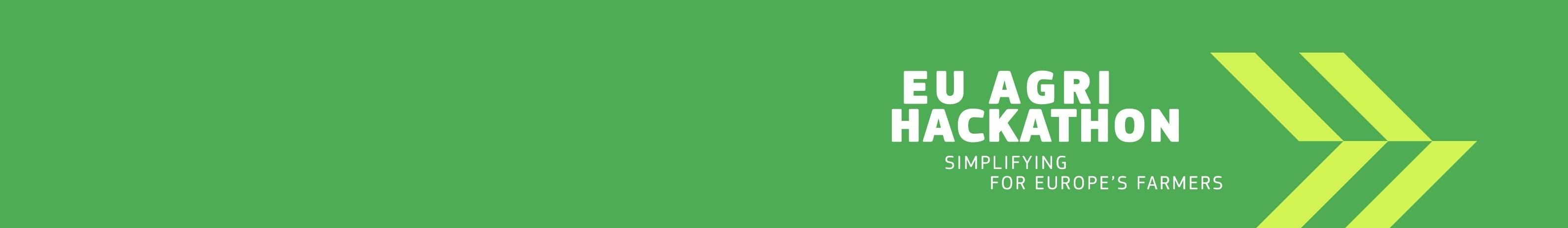 white text on a green background