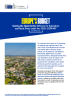 cover of the factsheet, witha  blue box, text and one image of a rural area