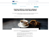 screenshot of the top of the article, with coffee beans and a cup of coffee