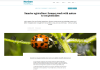 screenshot of the article cover showing an insect and a green leaf